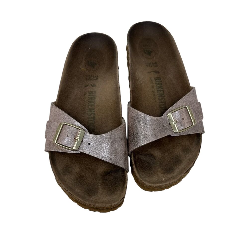 Birkenstock Sandals Womens Size 6 Catalina grace blush color slip on shoes